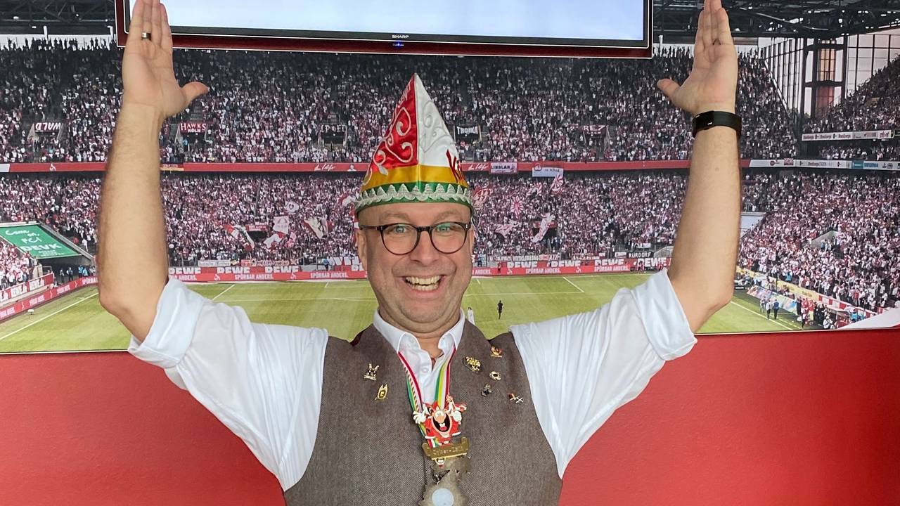 Sascha Zöller in Kostüm.