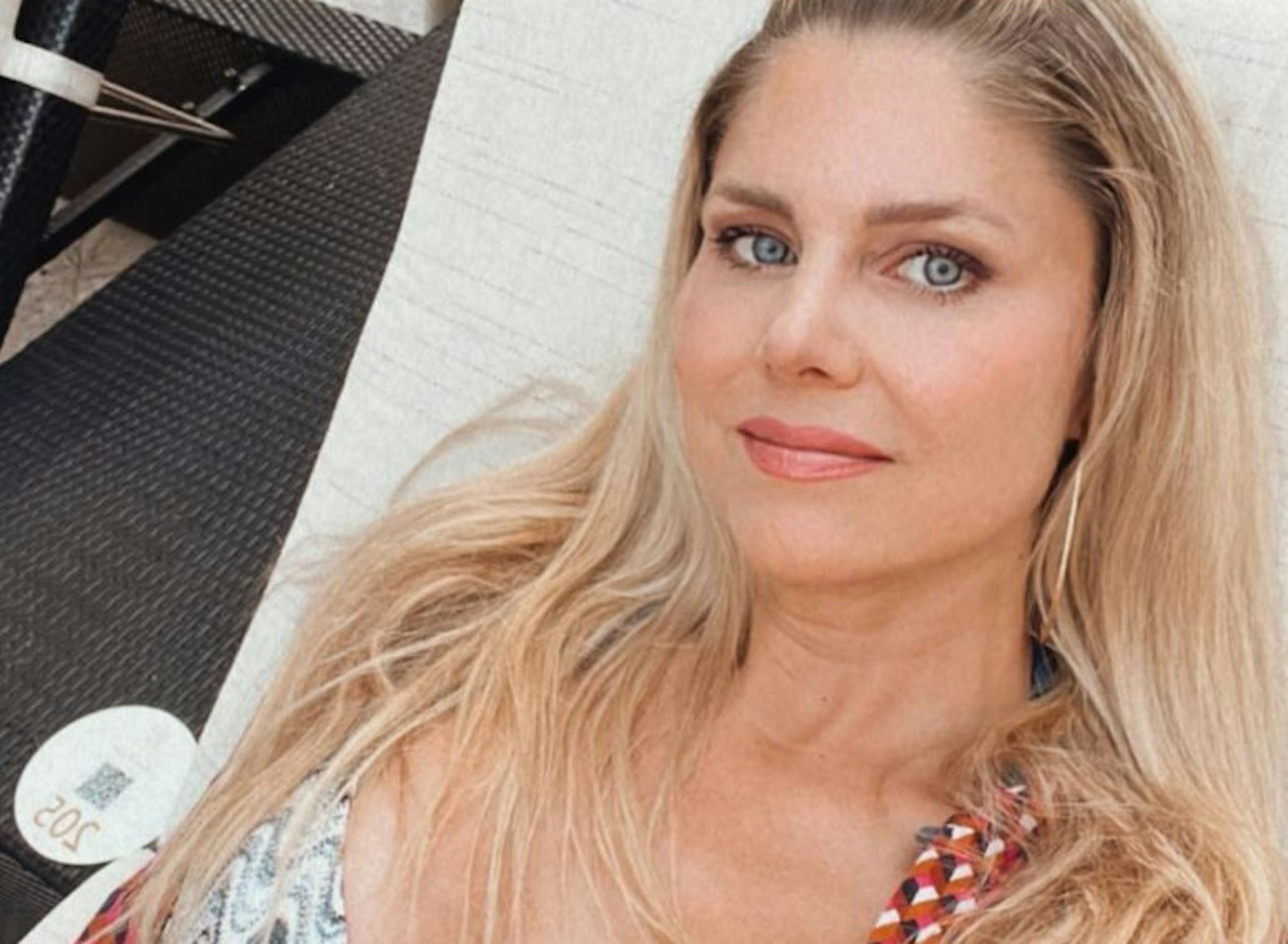 Yvonne Woelke im Bikini auf einem Instagram-Selfie.