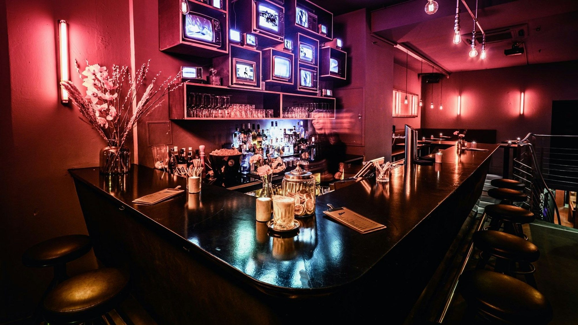 Die Boize Bar von innen.