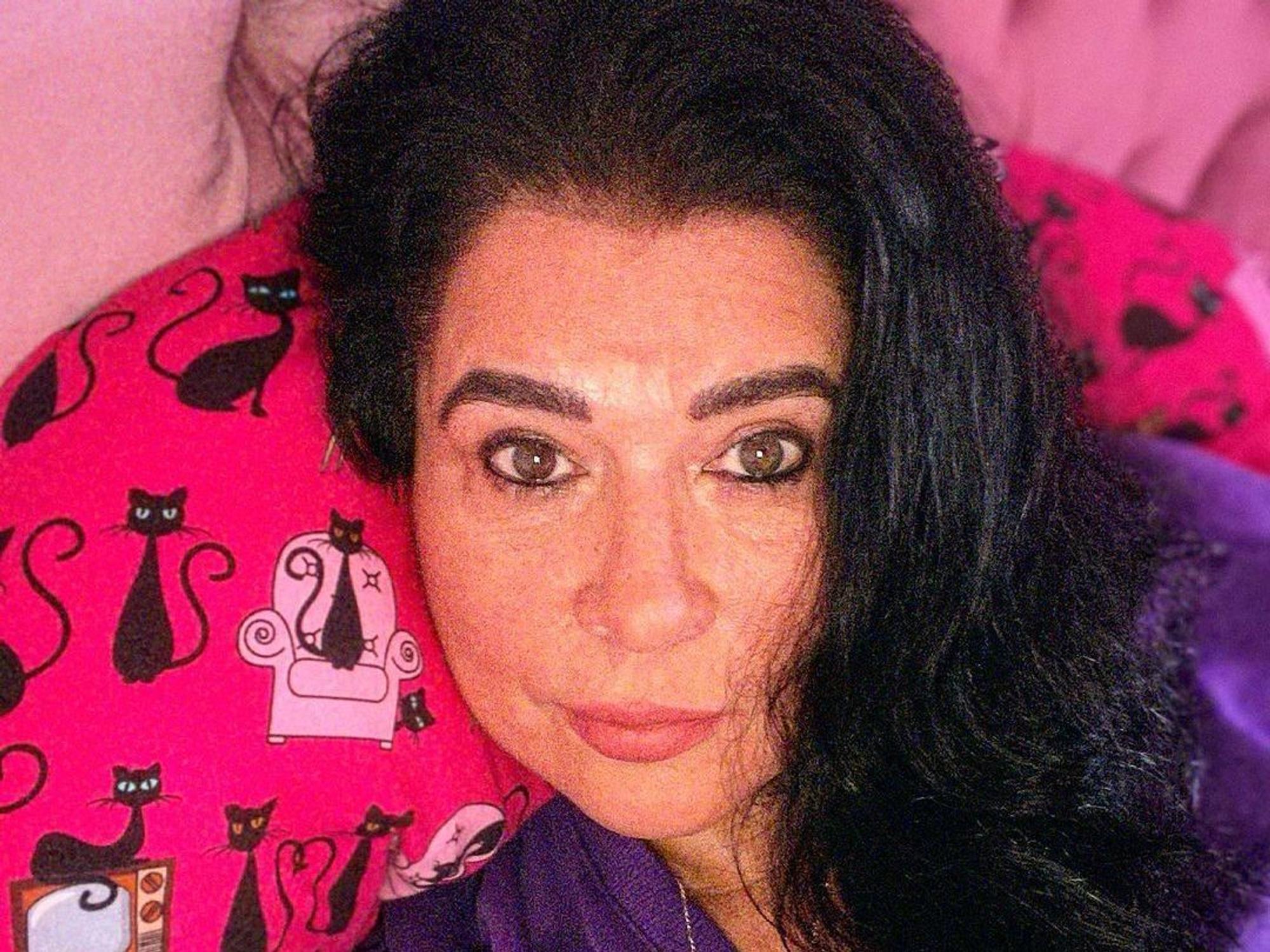 Iris Klein auf einem Instagram-Selfie.