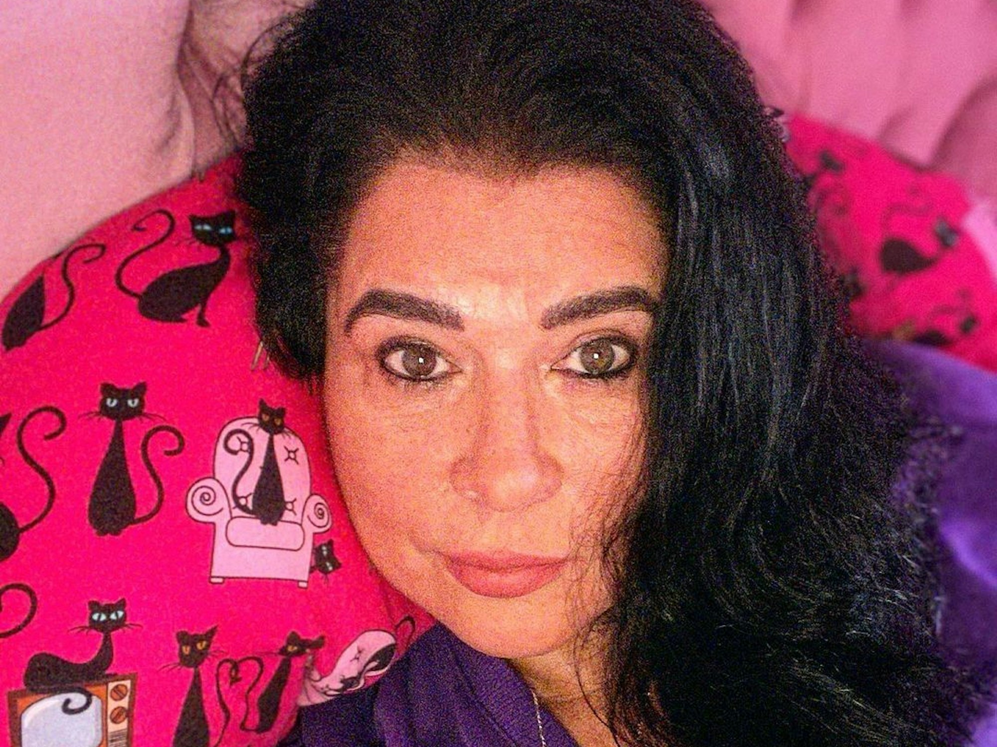 Iris Klein auf einem Instagram-Selfie.