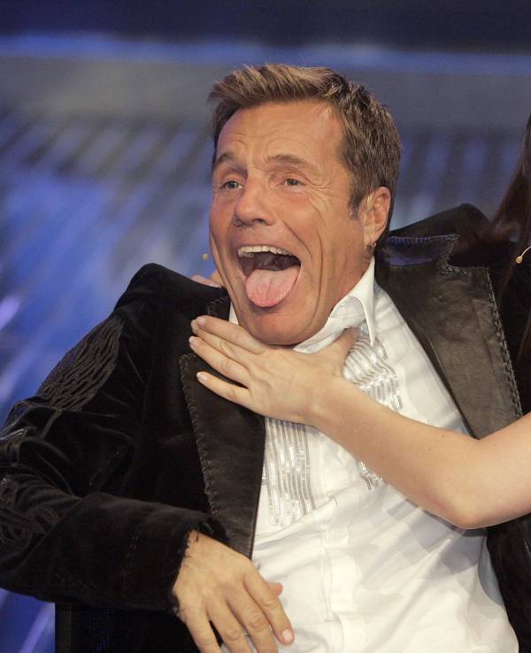 Die Jury-Mitglieder des Gesangswettbewerbes „Deutschland sucht den Superstar“, Dieter Bohlen und Anja Lukaseder.
