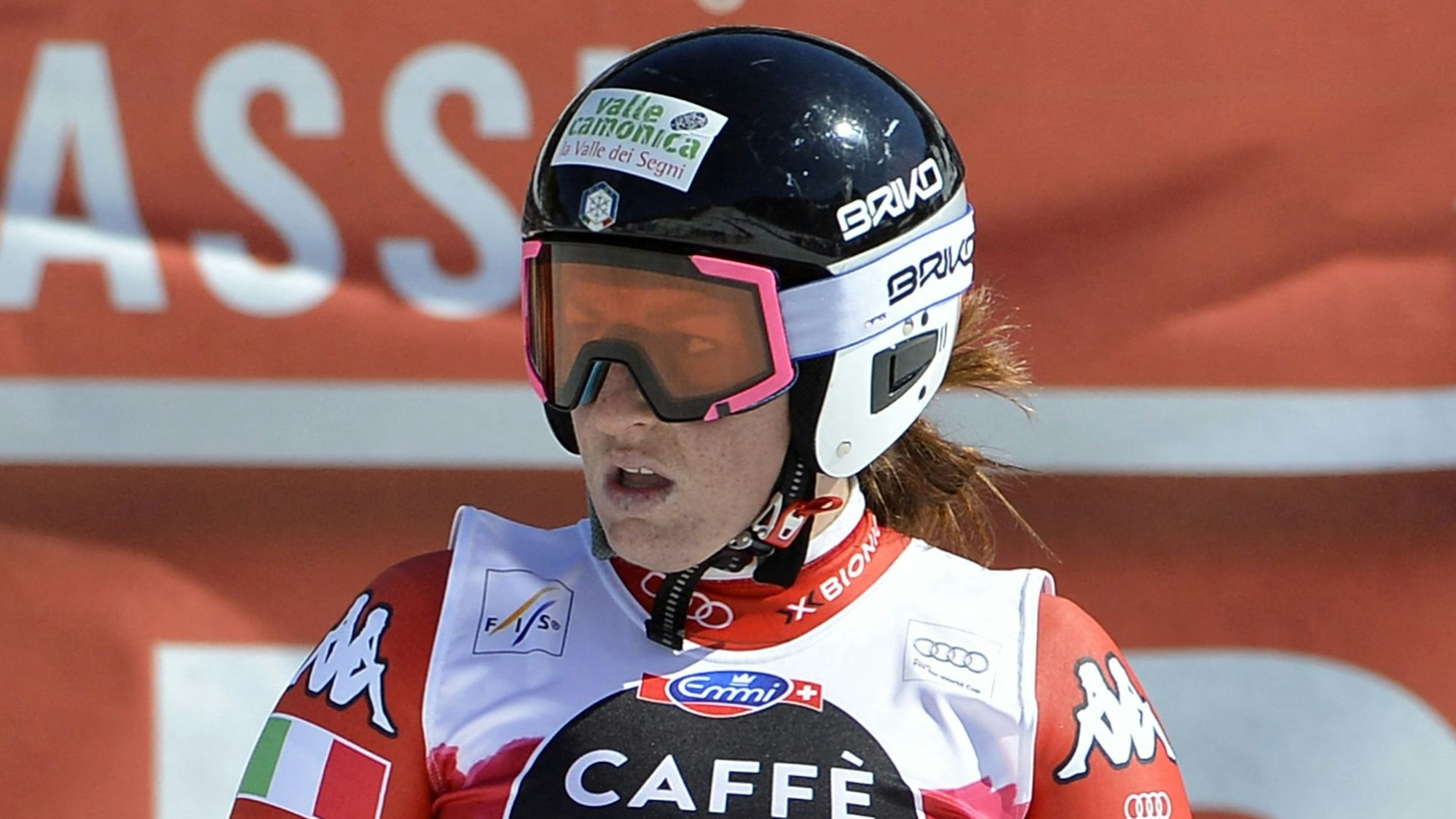 Ski-Star Elena Fanchini kommt bei einem WM-Lauf in Méribel ins Ziel. Die Italienerin ist im Alter von nur 37 Jahren gestorben.