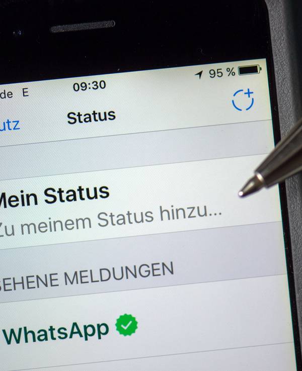 Whatsapp-Nutzende können ihre „Status-Updates“ mit Fotos und Sprüchen personalisieren.
