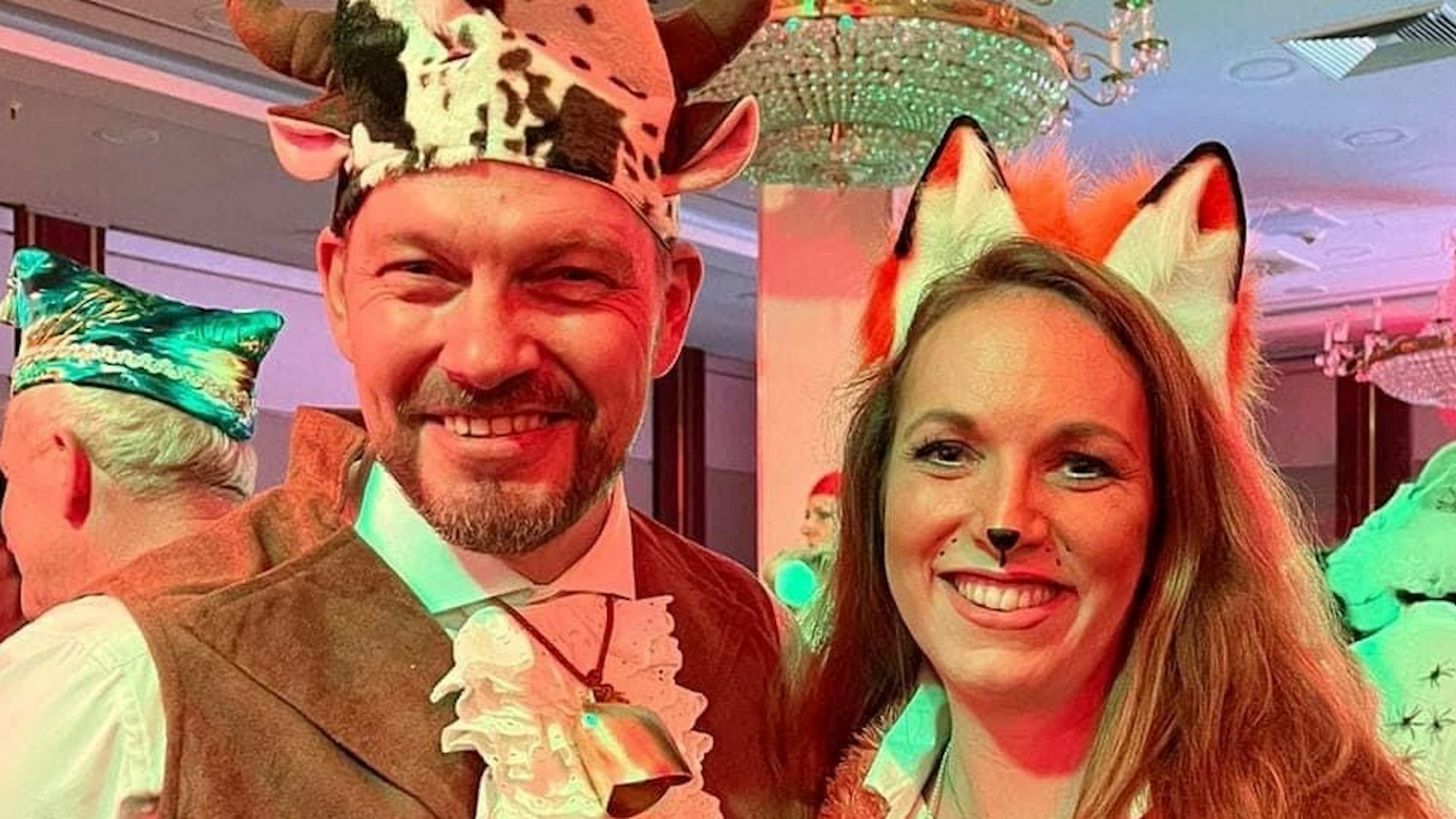 Ex-Prinz Sven Oleff mit seiner Frau