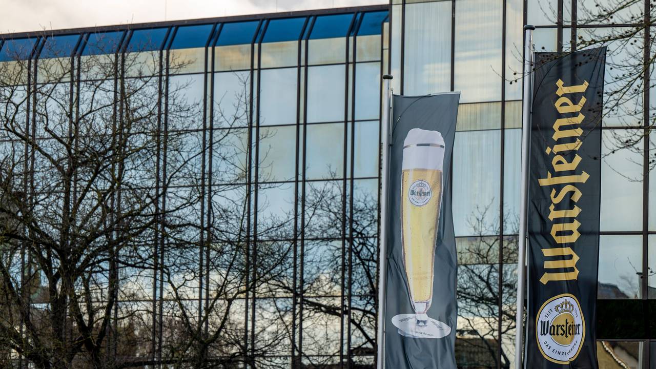 Das Verwaltungsgebäude der Warsteiner Brauerei.