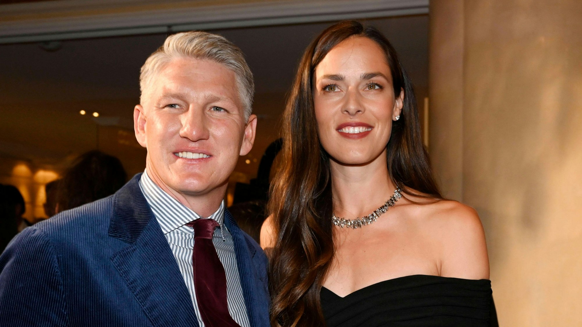 Bastian Schweinsteiger und Ana Ivanovic bei einer Gala in München.