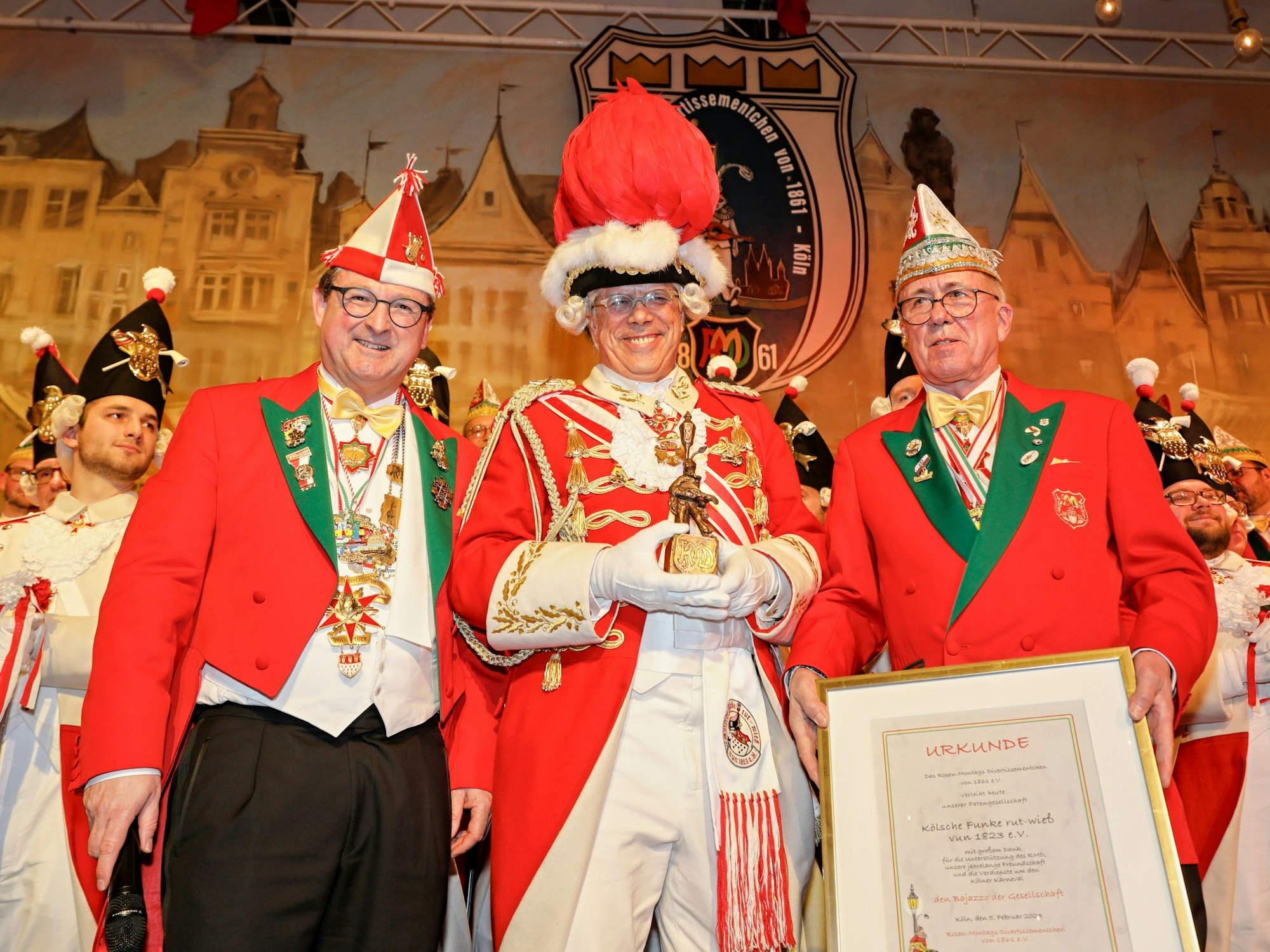 Udo Marx (l.) ehrte Heinz-Günther Hunold.