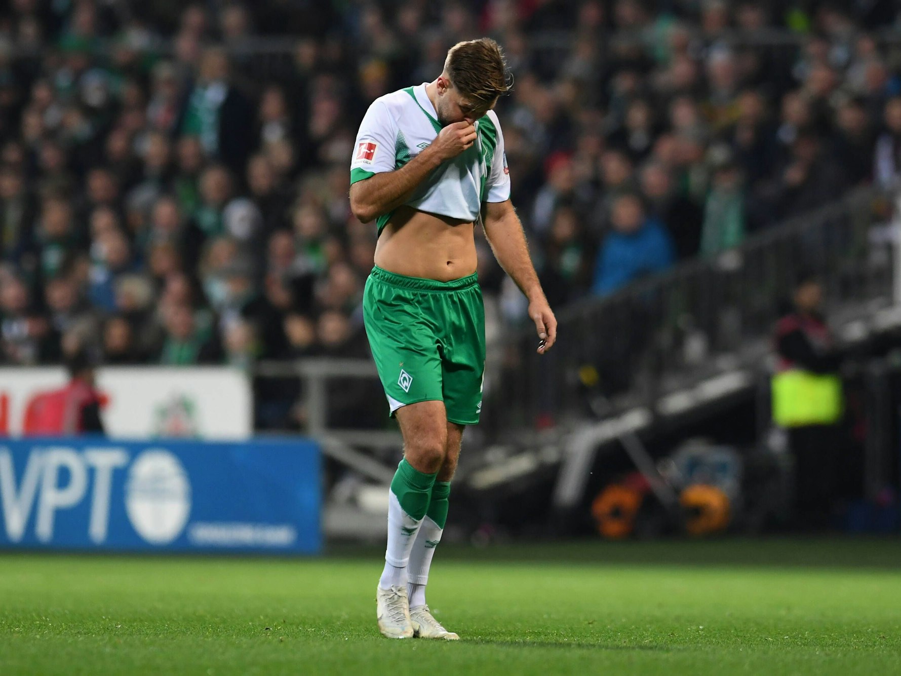 Bremen-Stürmer Niclas Füllkrug beim Bundesliga-Spiel gegen RB Leipzig am 12. November 2022.