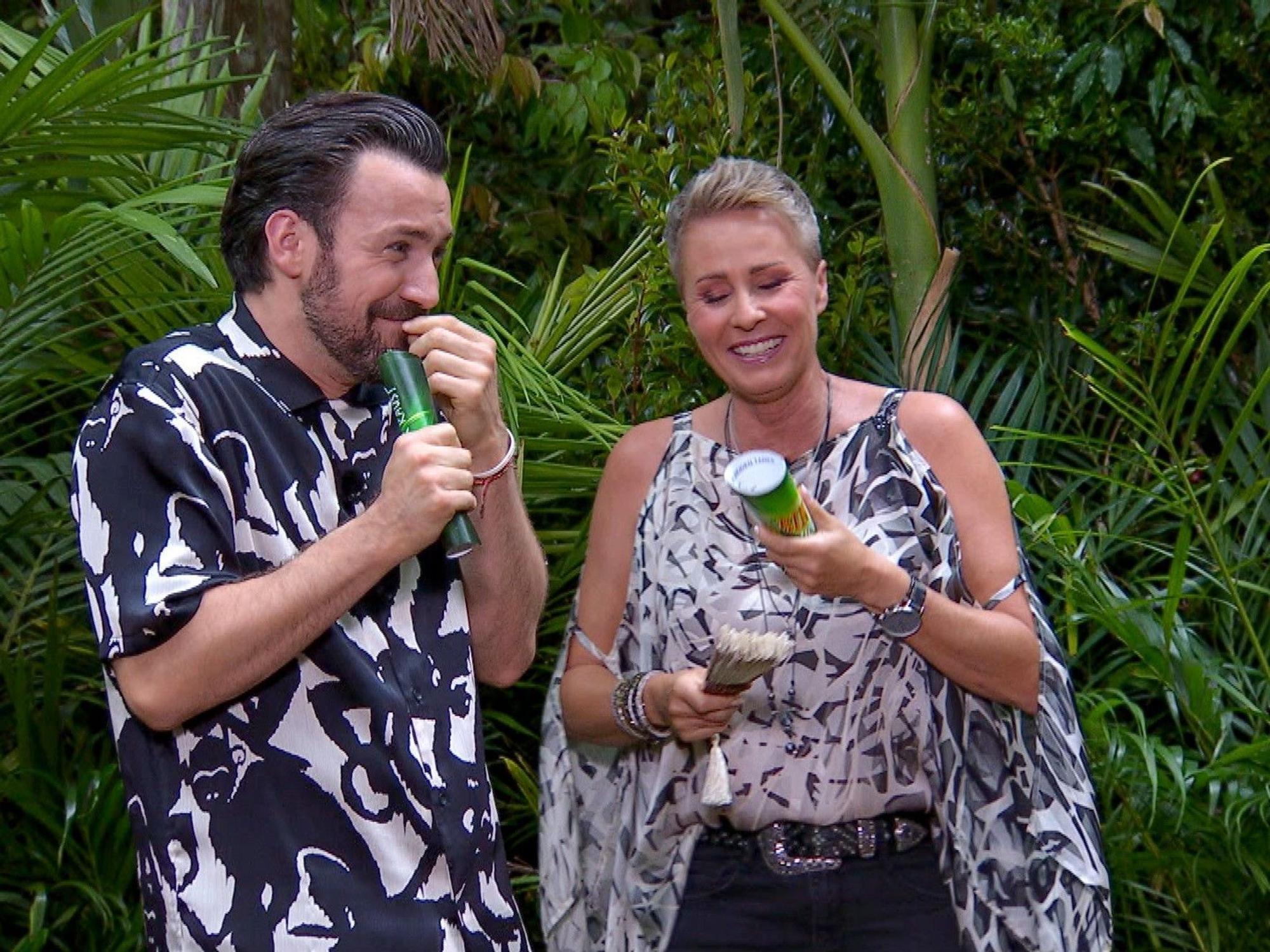 Sonja Zietlow, hier gemeinsam mit Dschungelcamp-Kollege Jan Köppen