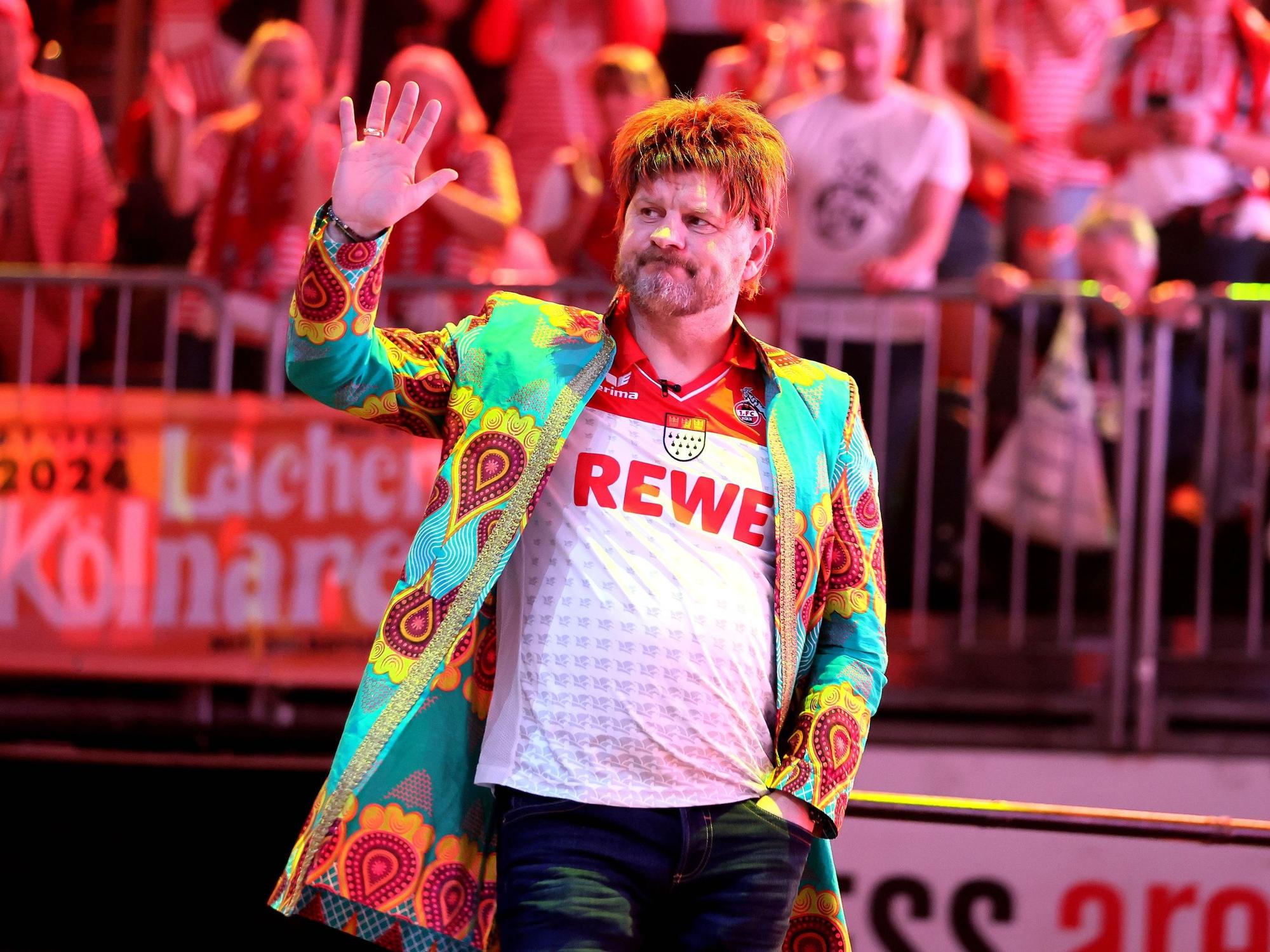 75 Jahre 1. FC Köln: Steffen Baumgart (1. FC Köln) bei der Feier in der Lanxess-Arena.