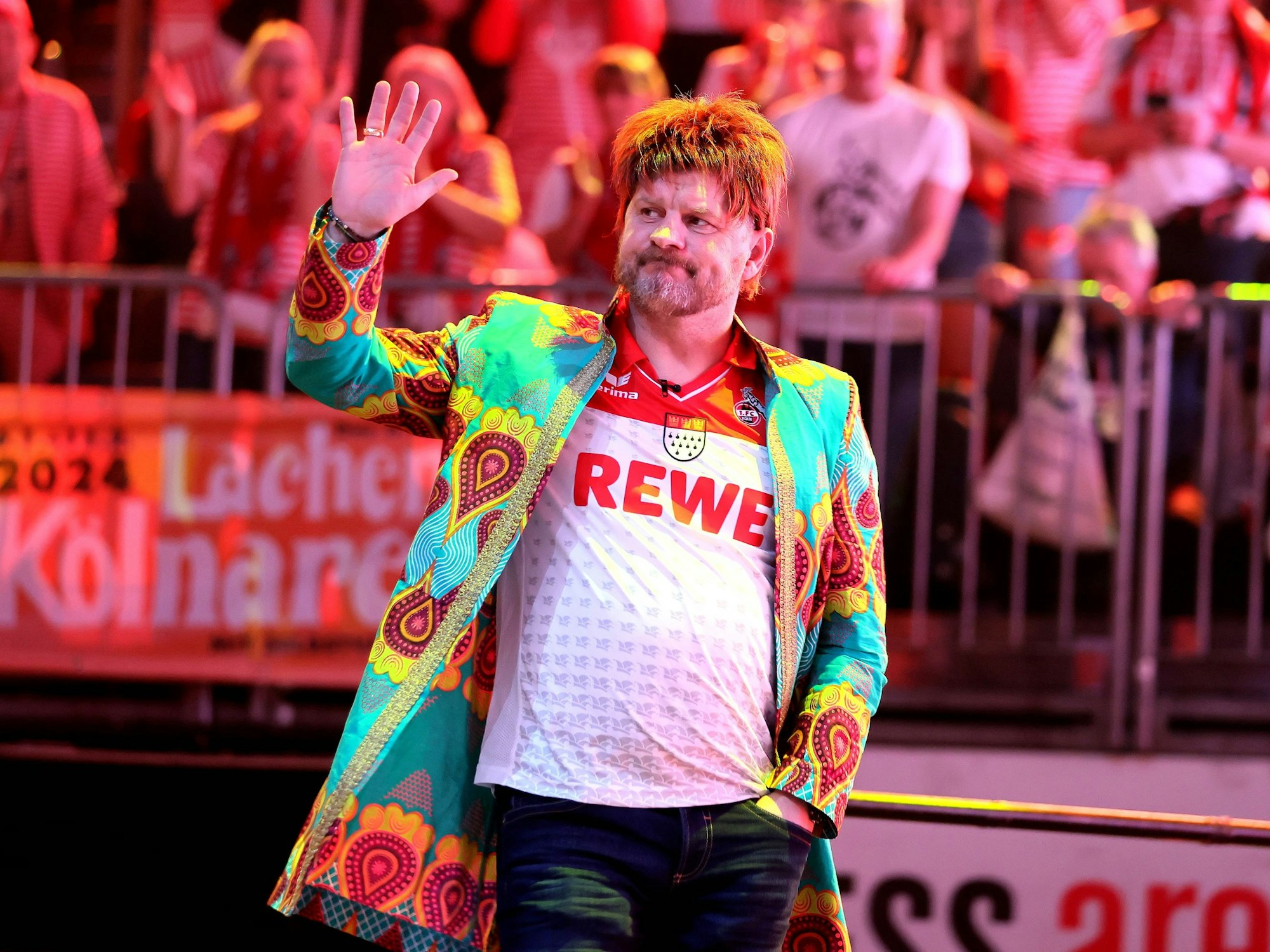 75 Jahre 1. FC Köln: Steffen Baumgart (1. FC Köln) bei der Feier in der Lanxess-Arena.