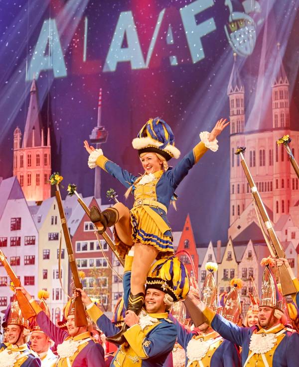 Denise Willems im Gürzenich: Die Tanzmarie der Bürgergarde hört Aschermittwoch auf.