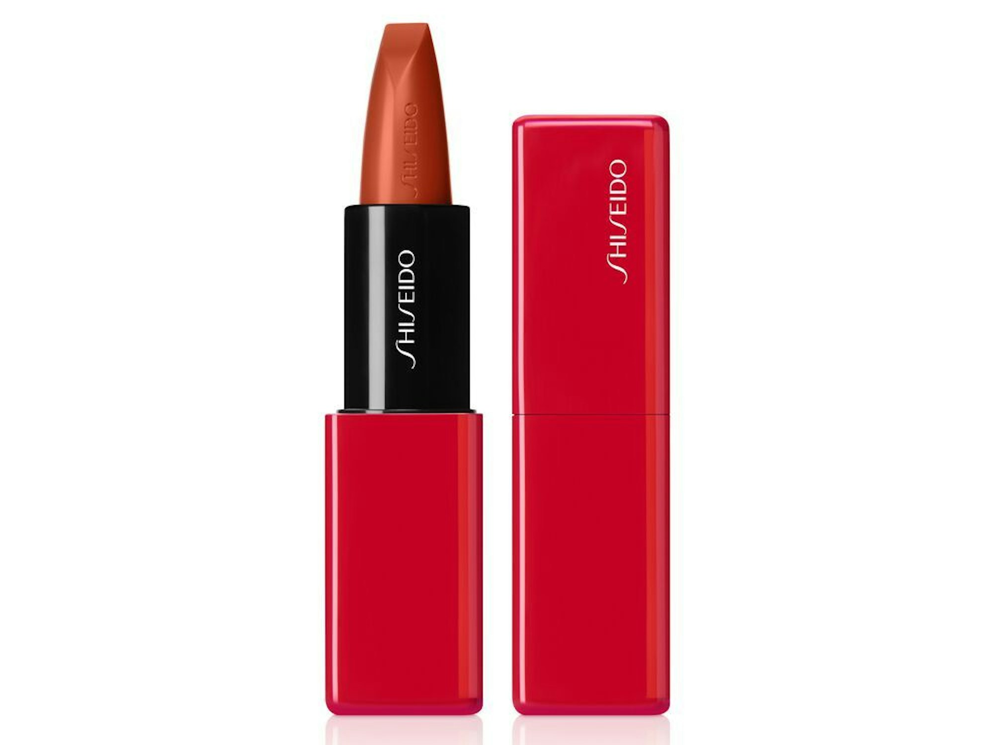 Lippenstift Shiseido Techno Satin Gel Lipstick 38 Euro, 24 Stunden Feuchtigkeit wird versprochen, die gelartige Textur hält auch tatsächlich sehr lange durch, schöner glossiger Effekt, "früher hielt so ein glossiger Touch nicht lange, aber mit den neuen Rezepturen klappt das sehr gut". Schönes Rot (gerade zum Valentinstag: 414 Upload.