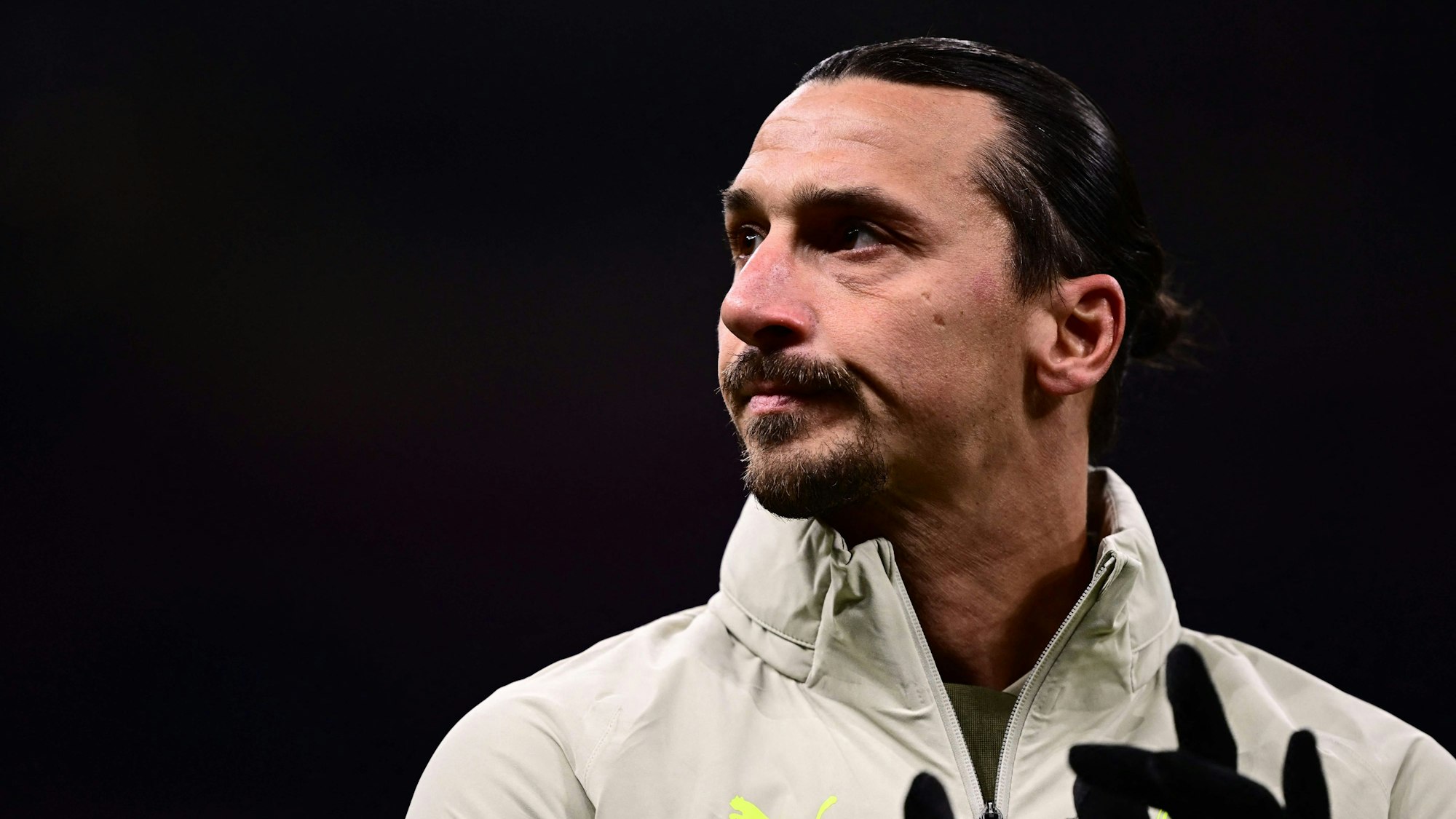 Zlatan Ibrahimovic beim Aufwärmen vor einem Spiel.