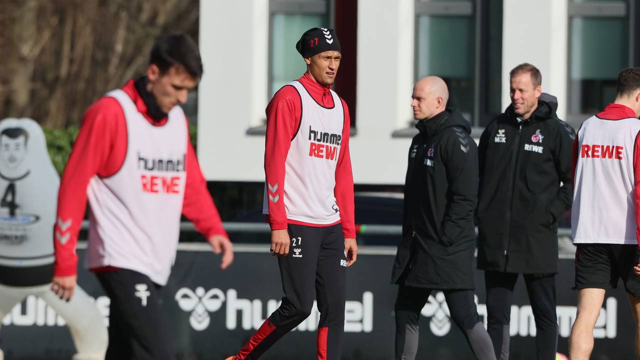 Davie Selke trainiert beim 1. FC Köln.