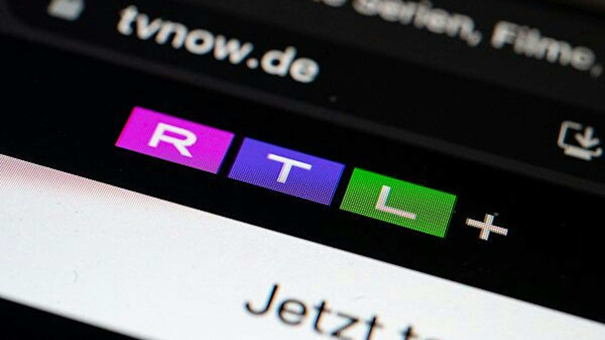 Das Logo der Streamingplattform RTL+.
