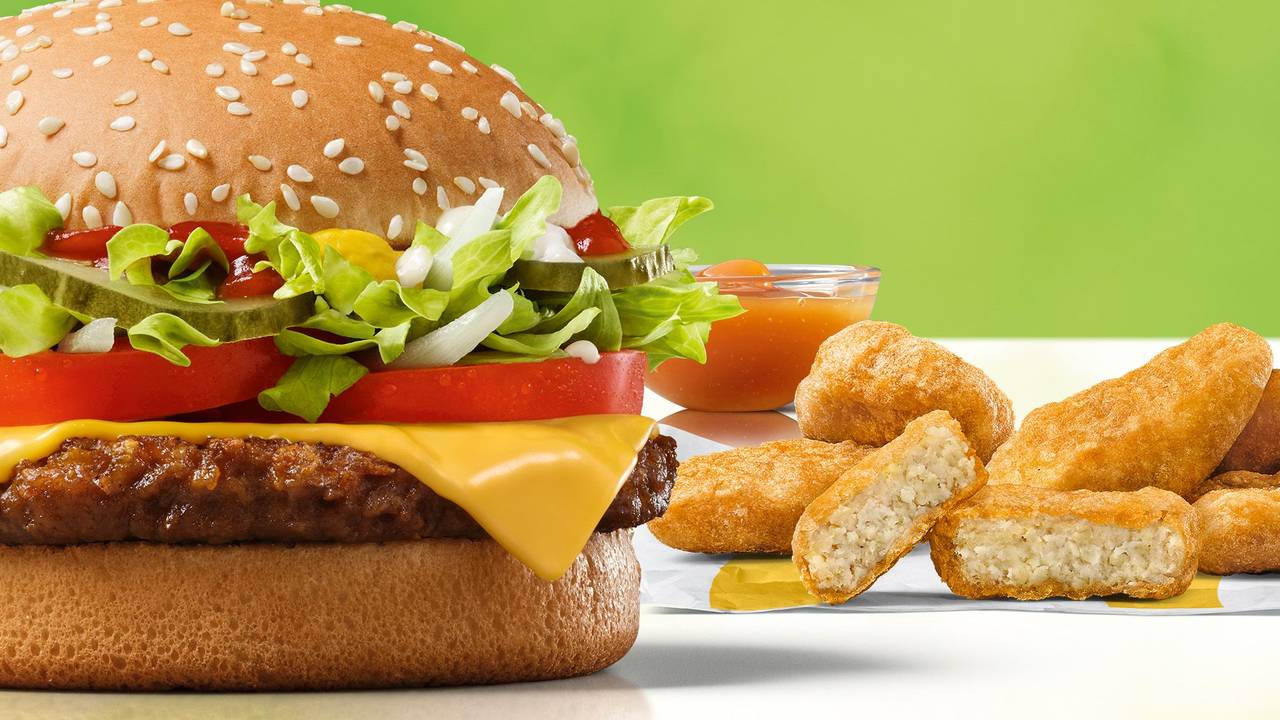 McPlant Burger und McPlant Nuggets von McDonald's.