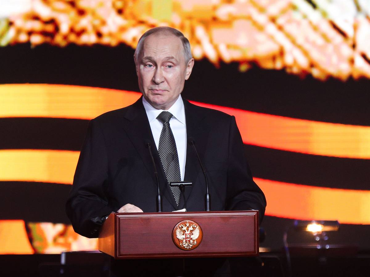 Wladimir Putin, Präsident von Russland.