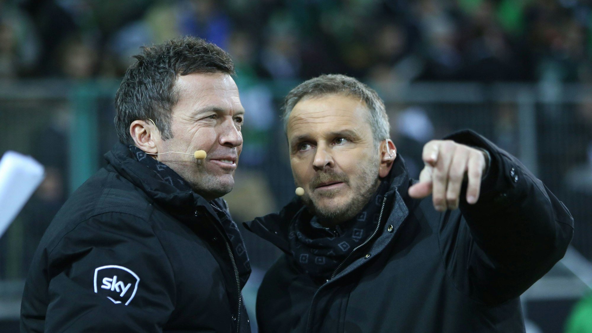 Die Sky-Experten Lothar Matthäus und Didi Hamann im Gespräch.
