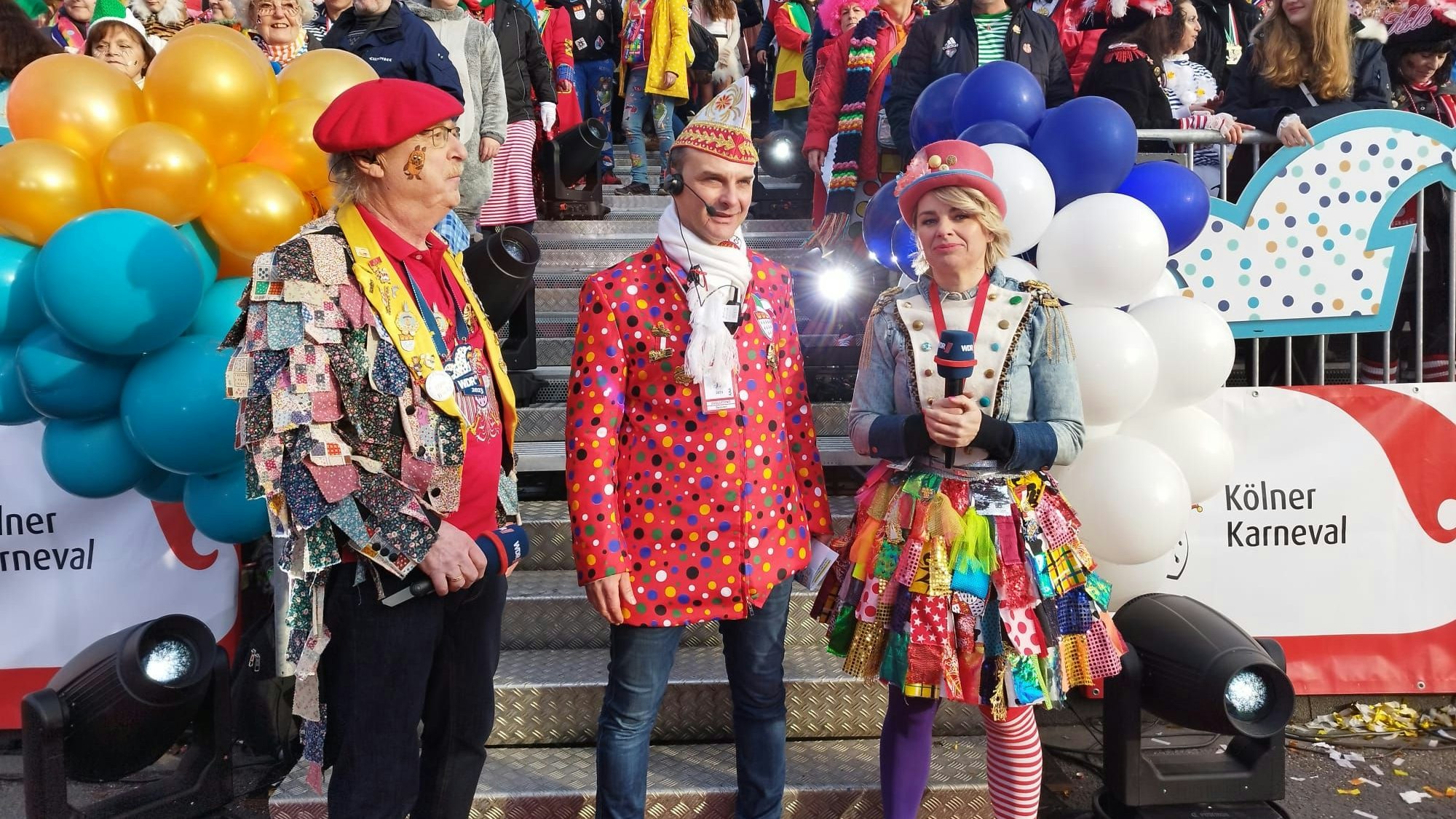 Holger Kirsch beim WDR-Interview mit Wicky Junggeburth und Sabine Heinrich.