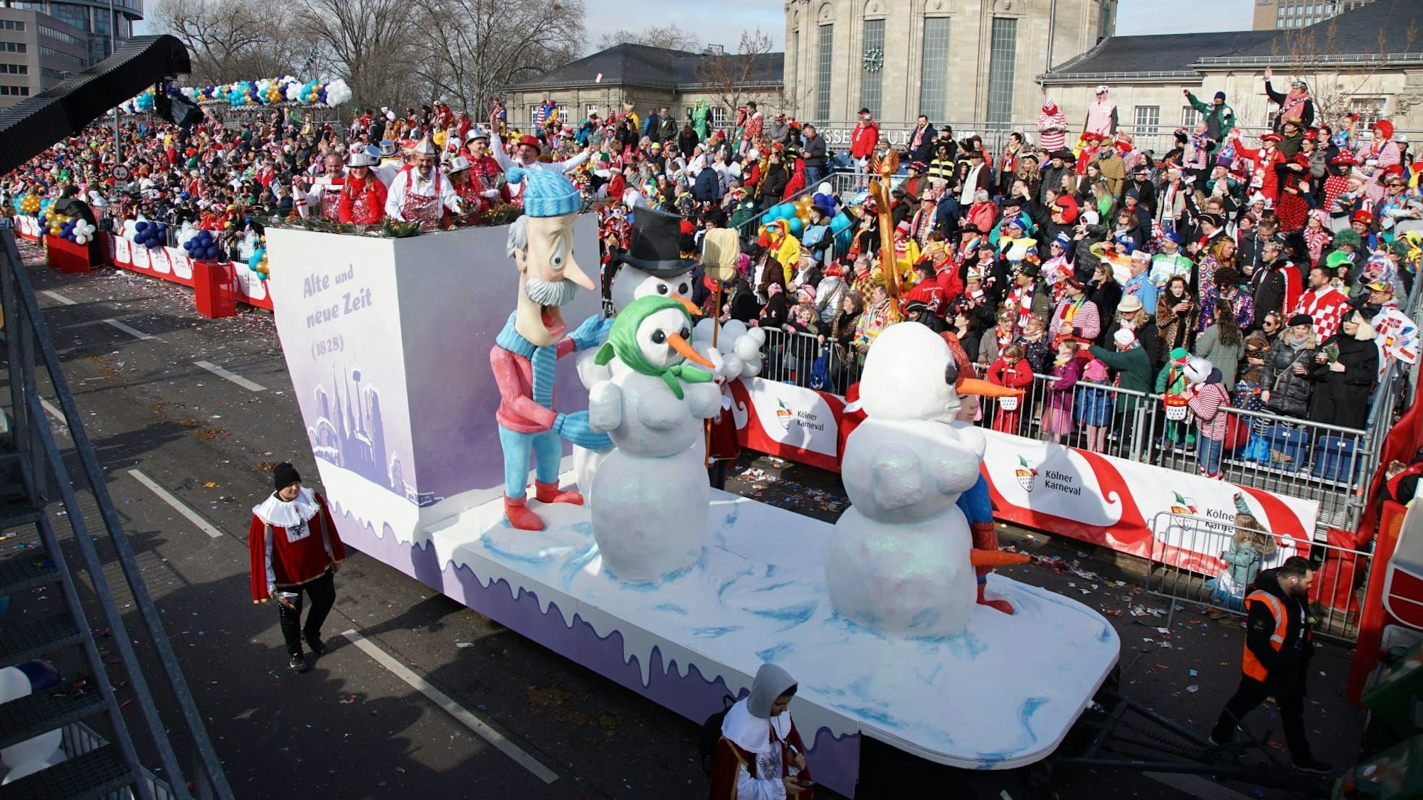 Immer noch starten Wagen in Deutz.