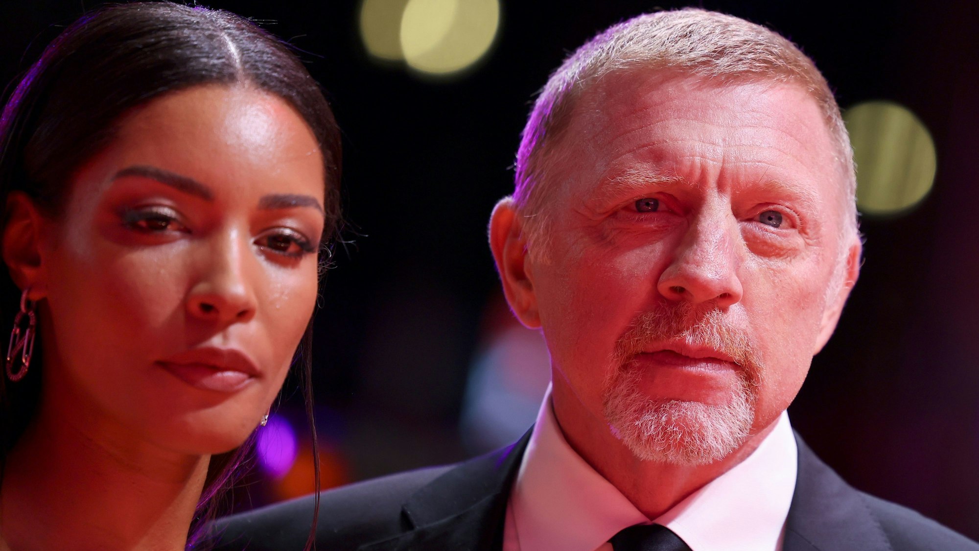 Boris Becker und seine Freundin Lillian de Cavallo bei der Berlinale am 19. Februar 2023.