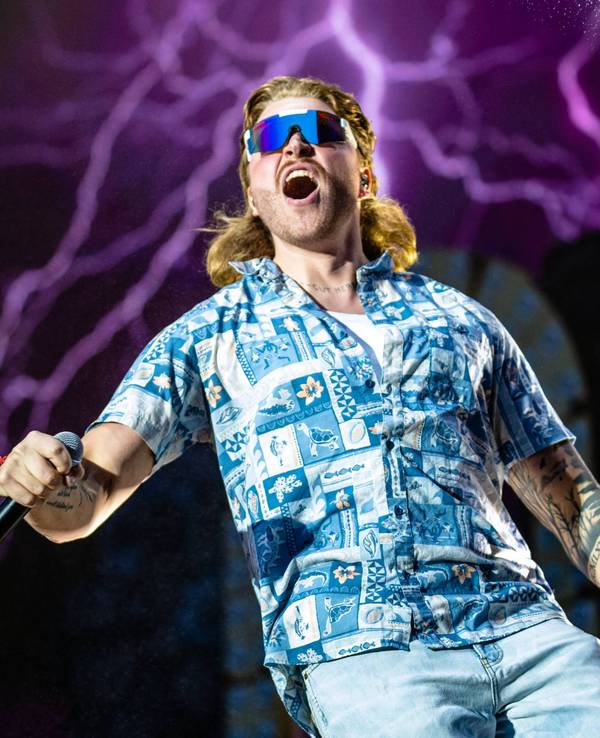 Rapper Finch auf dem Sputnik Springbreak Festival 2022.