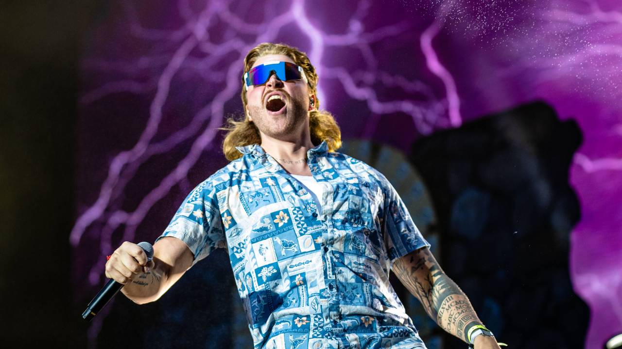 Rapper Finch auf dem Sputnik Springbreak Festival 2022.