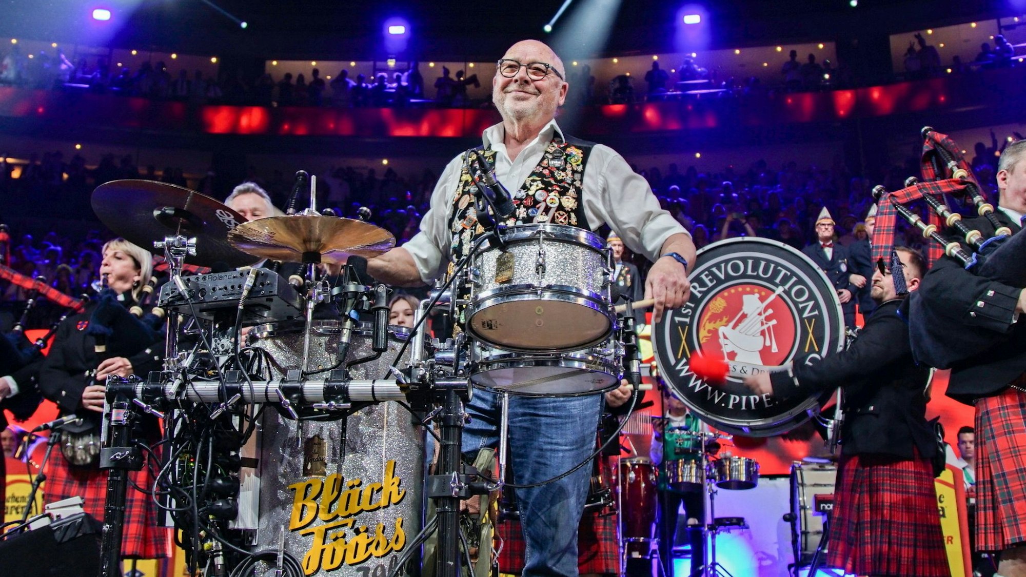 Gus Gusovius bei seinem letzten Auftritt für die Bläck Fööss.