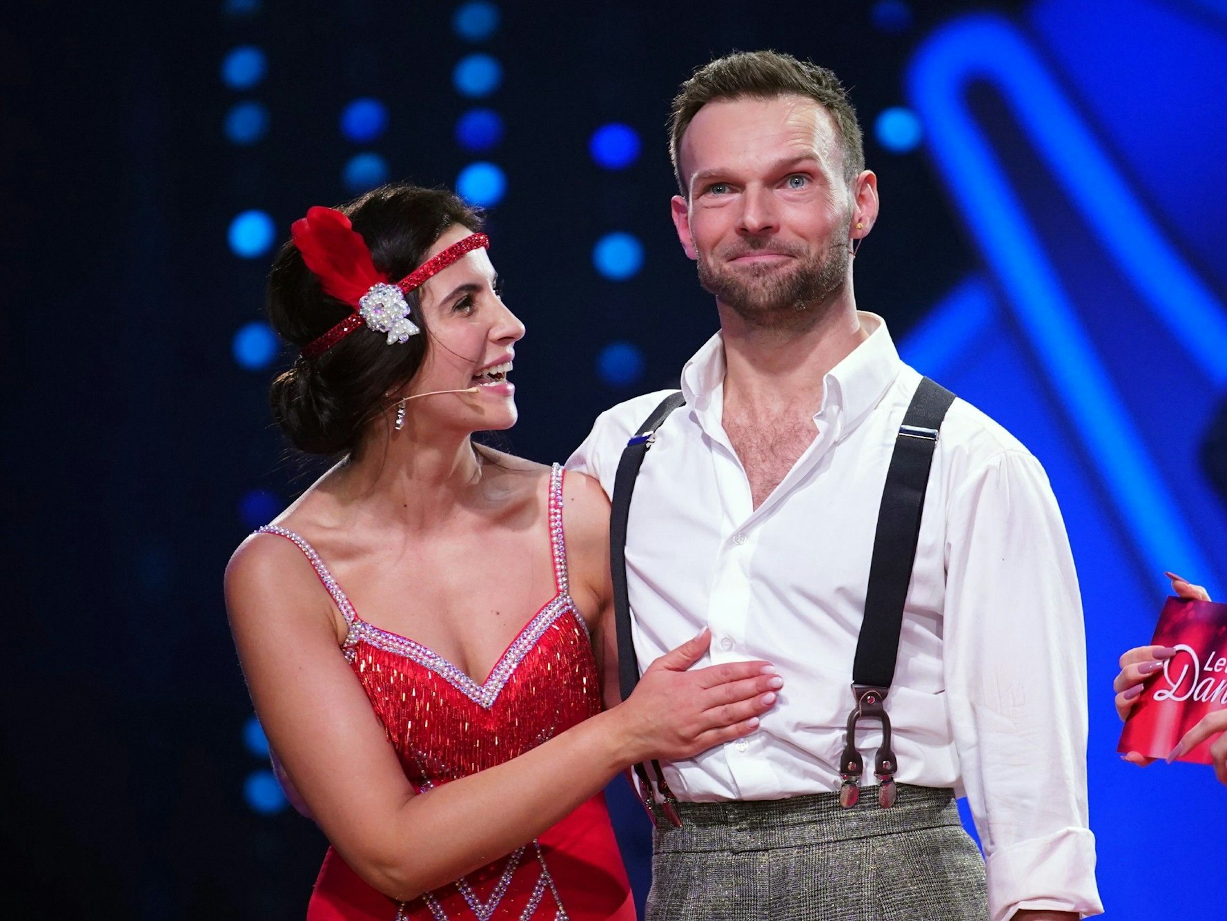 Let´s Dance – Wer tanzt mit wem? Die große Kennenlernshow. Die Entscheidung: Chryssanthi Kavazi tanzt mit Vadim Garbuzov.