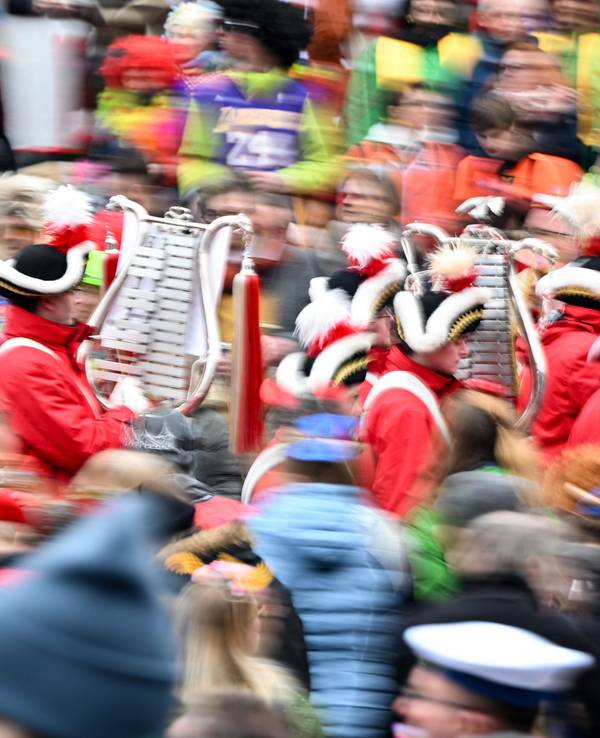 Der Karnevalszug in Düsseldorf 2023.