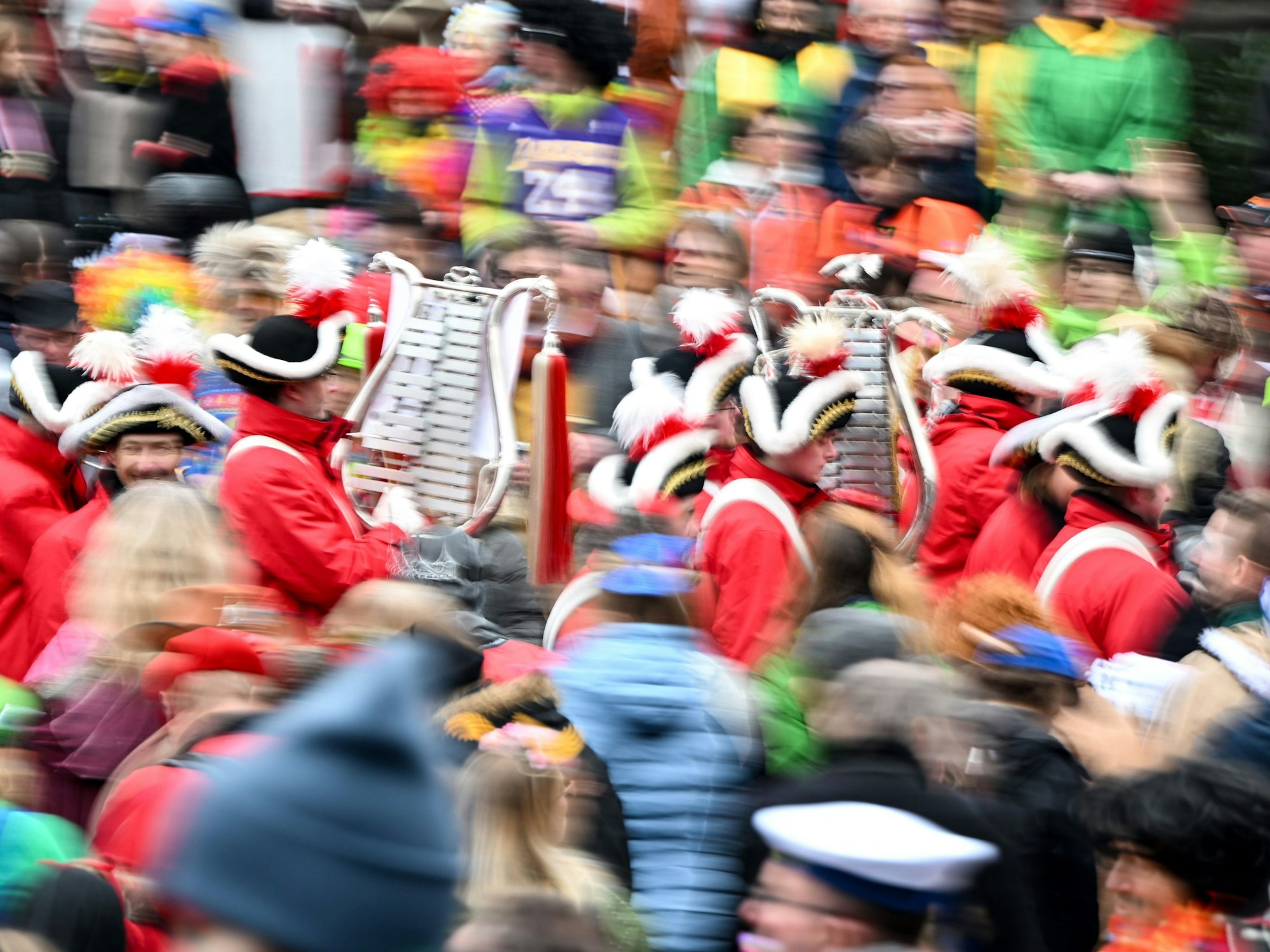 Der Karnevalszug in Düsseldorf 2023.