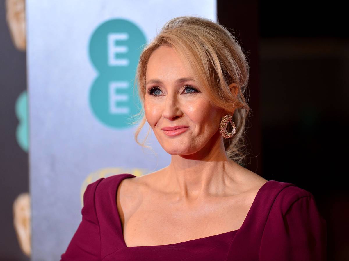 Autorin J.K. Rowling kommt zu der Verleihung der britischen Filmpreise Bafta.