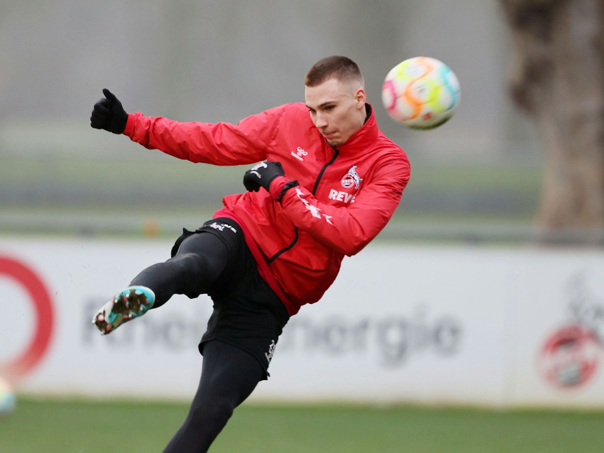 Tim Lemperle im Training des 1. FC Köln.
