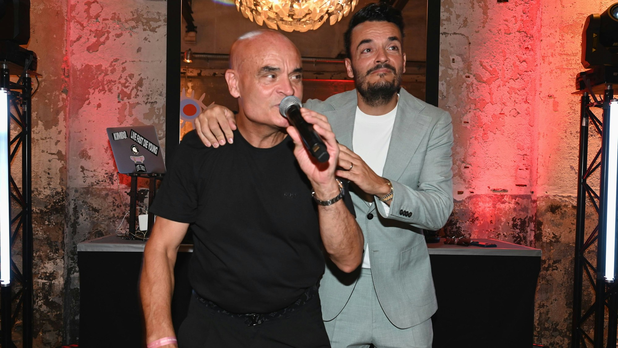 Giovanni Zarrella und Vater Bruno Zarrella.