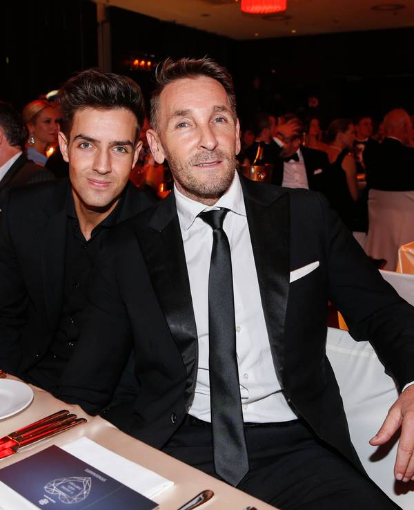 Mark Keller und Sohn Aaron (hier auf einer Gala im Jahr 2019) singen am Samstag gemeinsam in der ZDF-Show von Giovanni Zarrella.