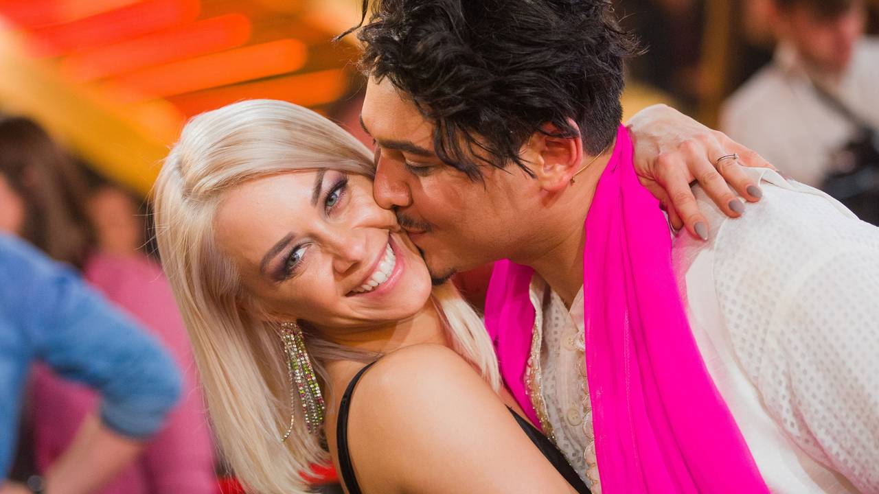 Oana Nechiti und Partner Erich Klann 2018 bei „Let's Dance“.