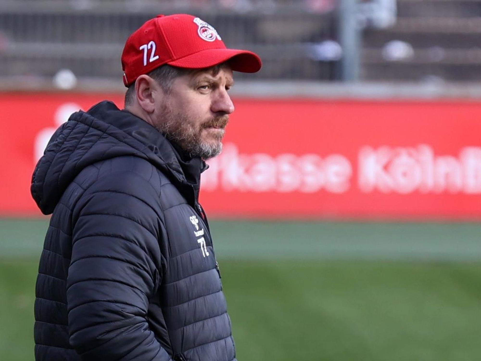 Steffen Baumgart im Training des 1. FC Köln.