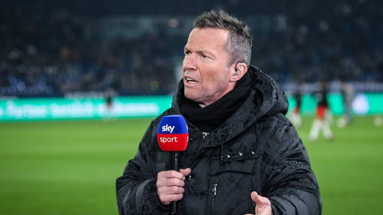 Lothar Matthäus am Sky-Mikrofon.