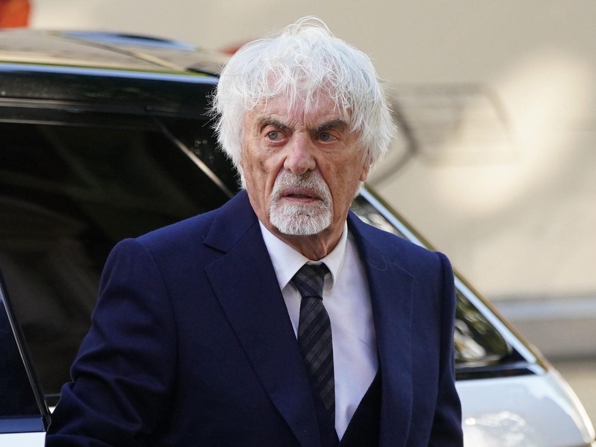 Der ehemalige Formel-1-Chef Bernie Ecclestone bei seiner Ankunft vor dem Westminster Magistrates Court.