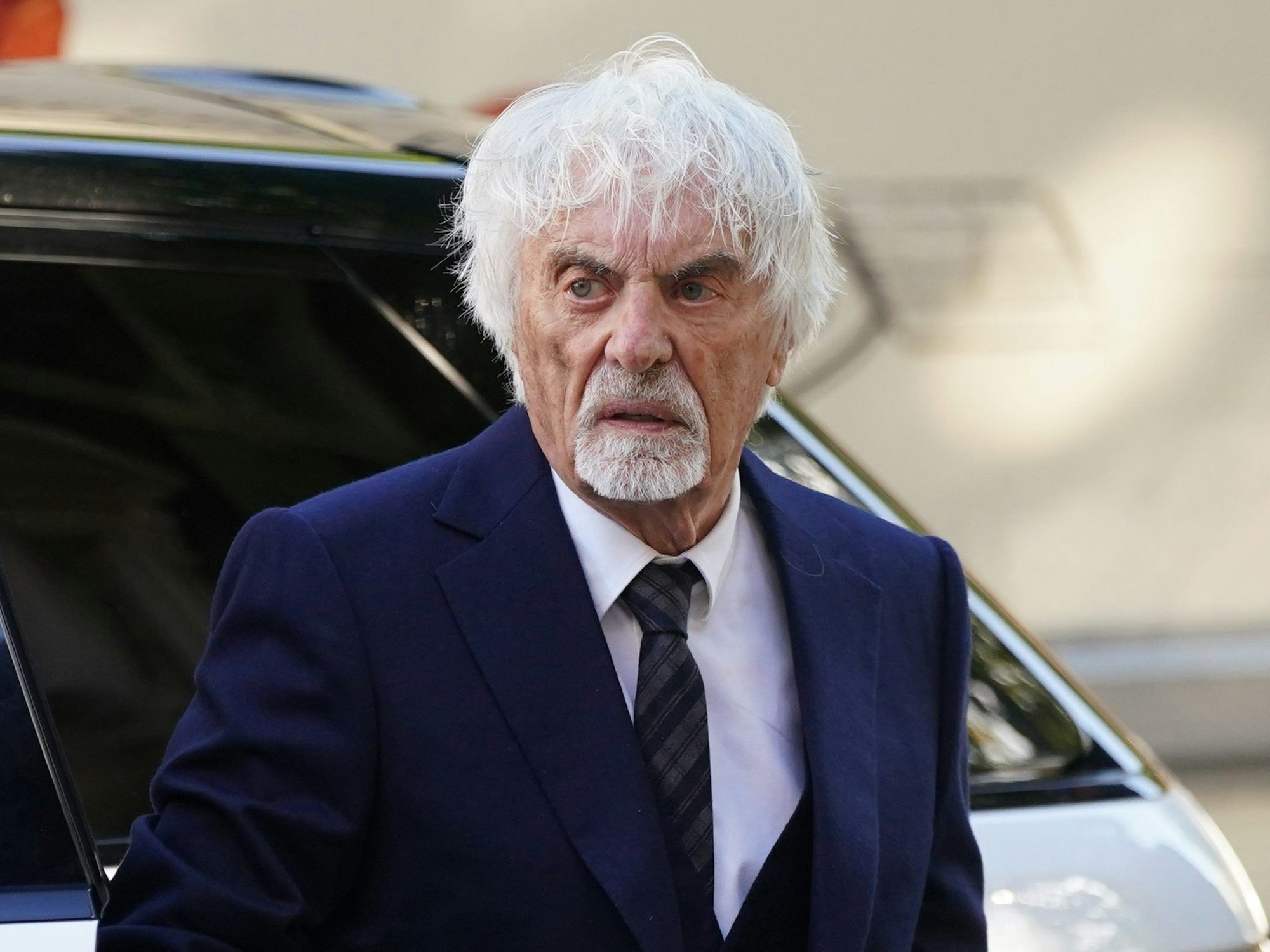 Der ehemalige Formel-1-Chef Bernie Ecclestone bei seiner Ankunft vor dem Westminster Magistrates Court.