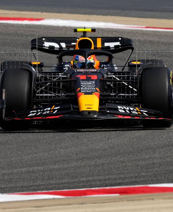 Sergio Perez aus Mexiko vom Team Red Bull in Aktion.