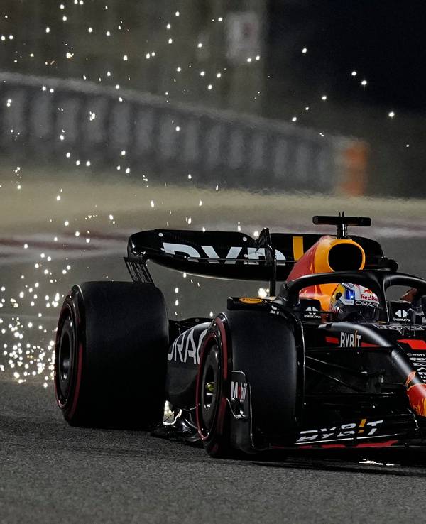 Red-Bull-Pilot Max Verstappen aus den Niederlanden in Aktion.