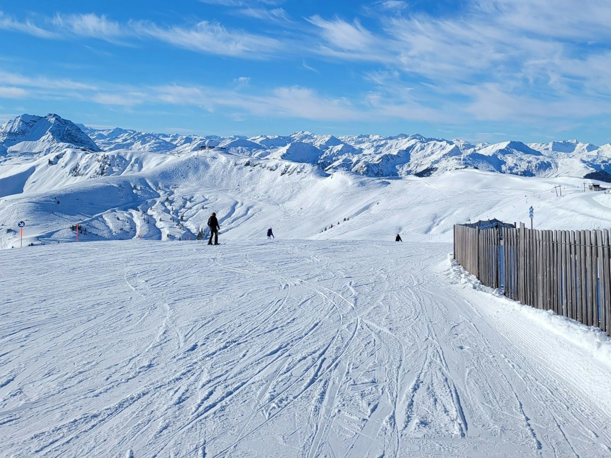 Weiße Weite: Die SkiWelt Wilder Kaiser-Brixental im Januar 2023.