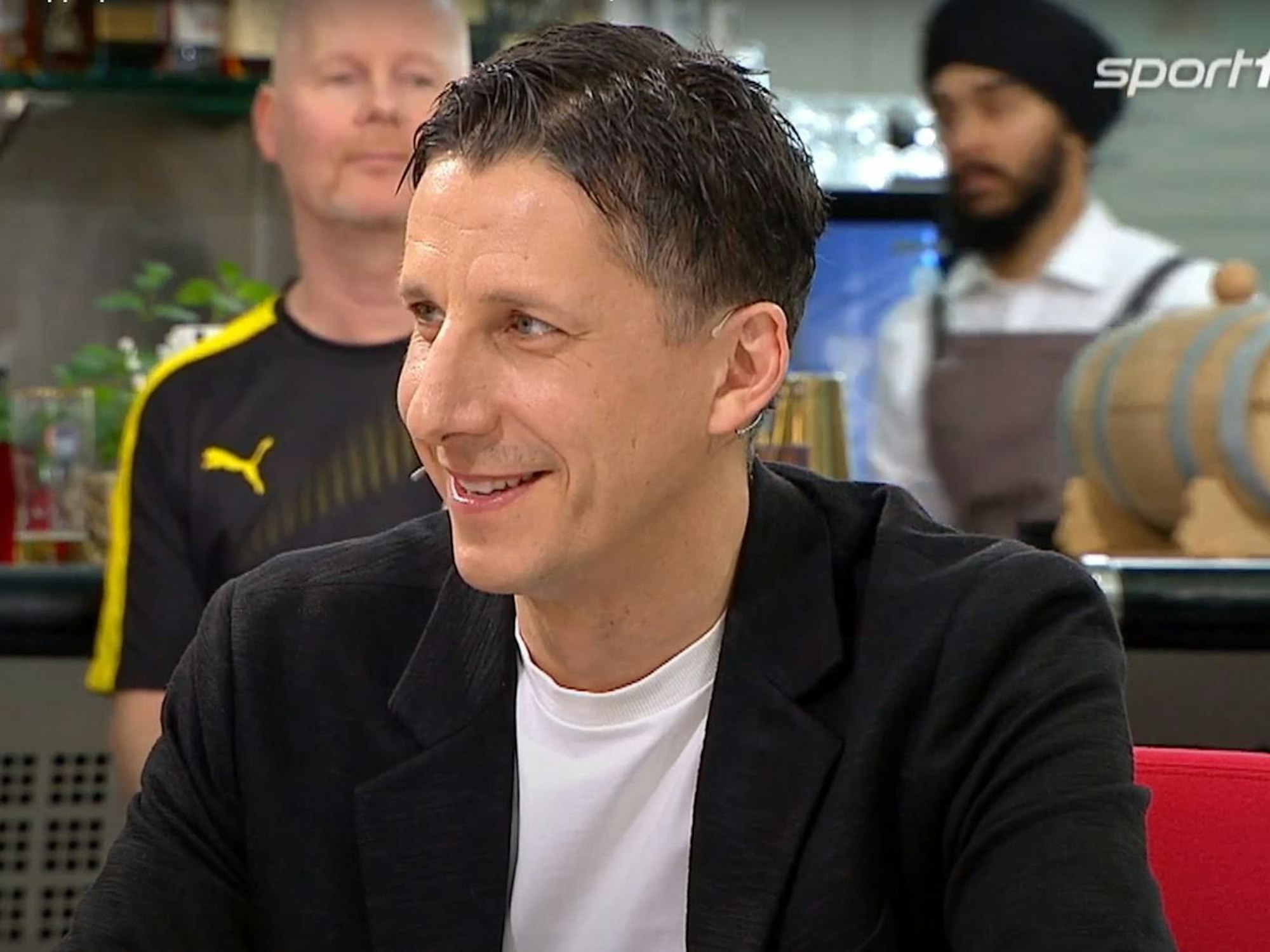 Christian Keller am 5. März 2023 zu Gast im Sport1-Doppelpass.