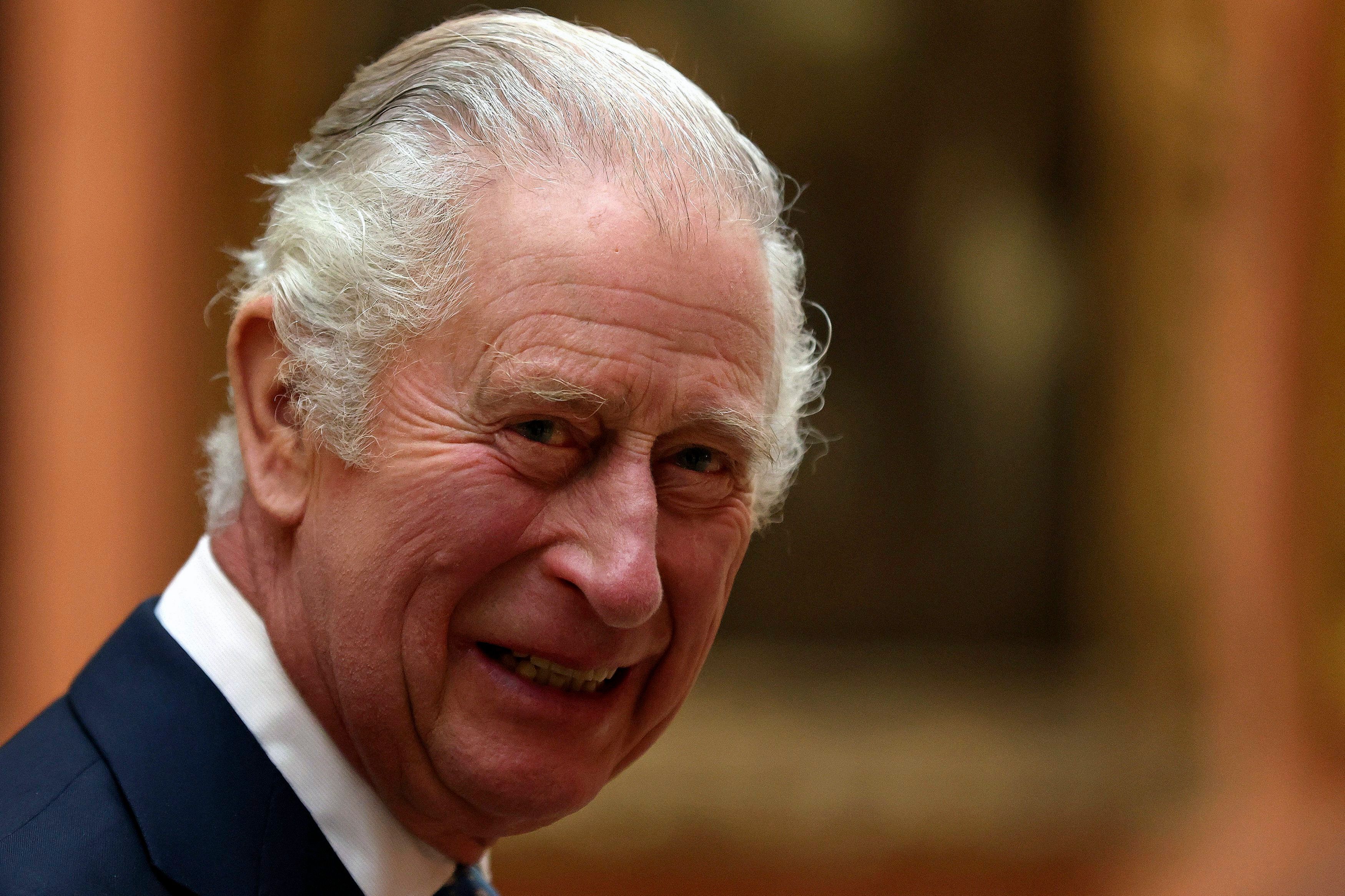 König Charles III. (hier am 2. November 2022 im Buckingham Palace in London) droht Ungemach: Es geht um seine Krönung.