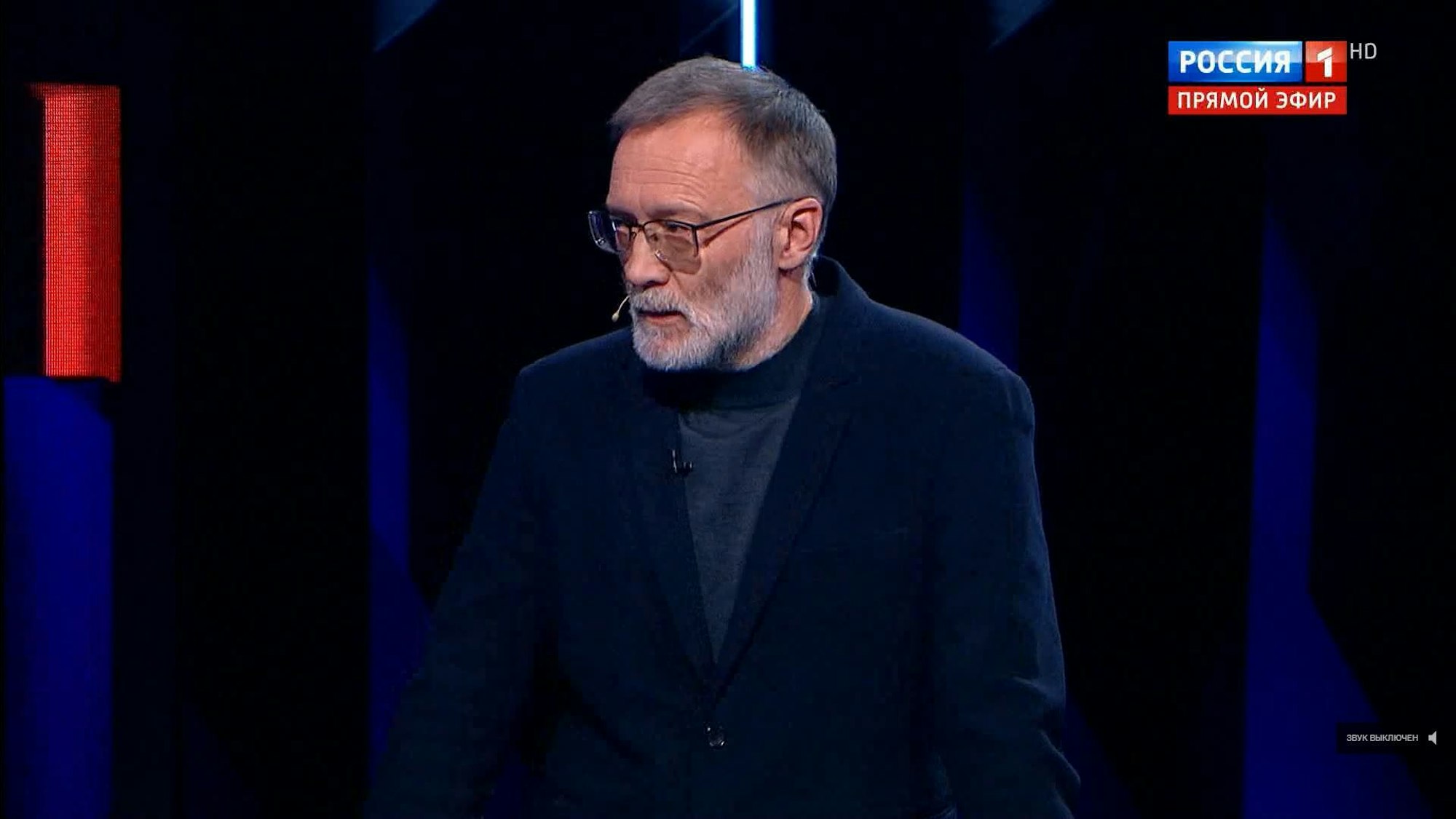 Sergej Michejew in der Sendung von Russlands Chef-Propagandist Wladimir Solojow.