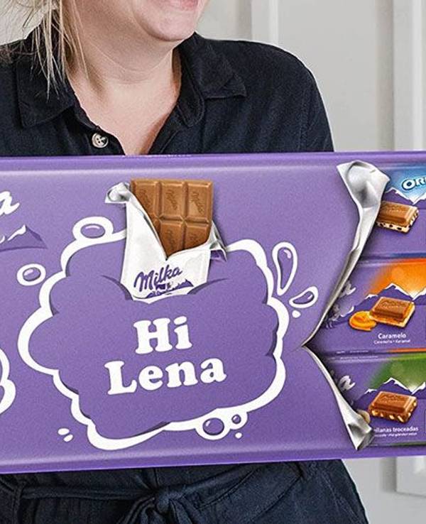 Personalisiertes XXL Schokoladen Geschenk