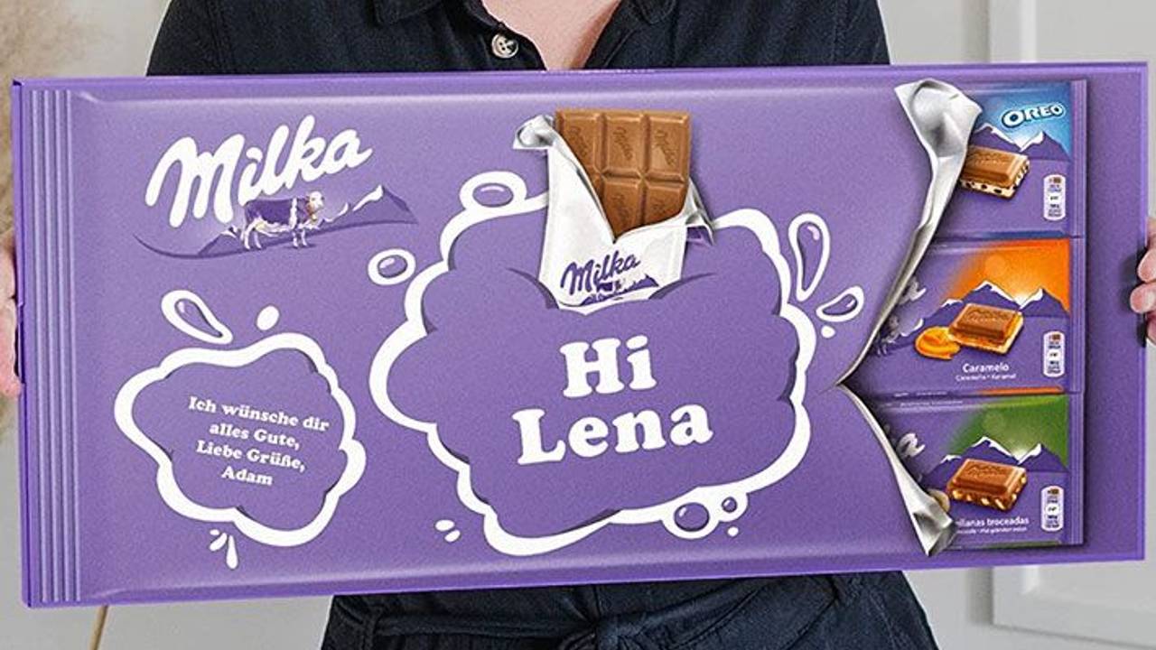 Personalisiertes XXL Schokoladen Geschenk